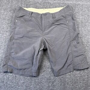 Patagonia Shorts Womens 10 Gray Away From Home 9" Inseam Hiking Outdoors Camping